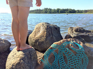 "Voyage en Finlande avec Kraken"
lieu: plage de Verkkokari, Finlande
été 2017