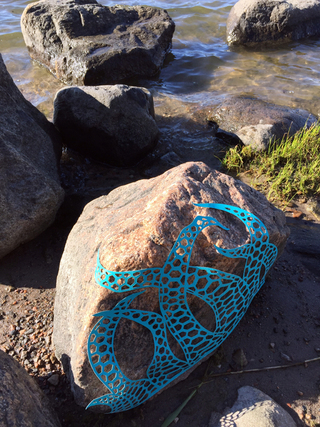 "Voyage en Finlande avec Kraken"
lieu: plage de Verkkokari, Finlande
été 2017