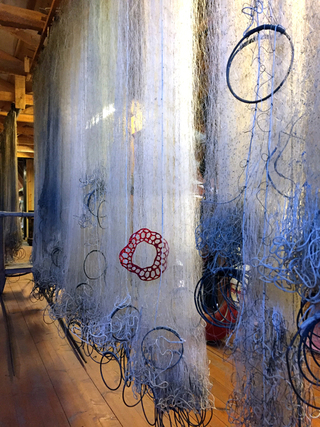 "Voyage en Finlande avec Kraken"
lieu: musé d'art populaire Eurajoki, Finlande
été 2017